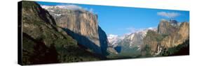 El Capitan and Half Dome Rock Formations, Yosemite National Park, California-null-Stretched Canvas