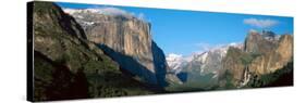 El Capitan and Half Dome Rock Formations, Yosemite National Park, California-null-Stretched Canvas