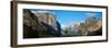 El Capitan and Half Dome Rock Formations, Yosemite National Park, California-null-Framed Premium Photographic Print