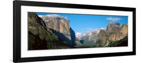 El Capitan and Half Dome Rock Formations, Yosemite National Park, California-null-Framed Photographic Print