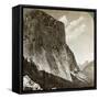 El Capitan and Half Dome, Yosemite Valley, California, USA, 1902-Underwood & Underwood-Framed Stretched Canvas