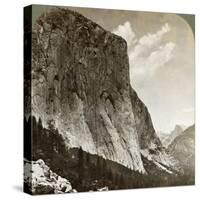 El Capitan and Half Dome, Yosemite Valley, California, USA, 1902-Underwood & Underwood-Stretched Canvas