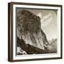 El Capitan and Half Dome, Yosemite Valley, California, USA, 1902-Underwood & Underwood-Framed Premium Photographic Print