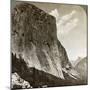 El Capitan and Half Dome, Yosemite Valley, California, USA, 1902-Underwood & Underwood-Mounted Premium Photographic Print