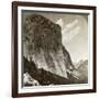 El Capitan and Half Dome, Yosemite Valley, California, USA, 1902-Underwood & Underwood-Framed Photographic Print