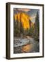 El Capitan and Merced River, Yosemite, California.-John Ford-Framed Photographic Print