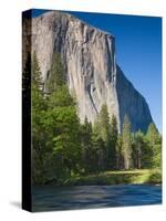 El Capitan and Merced River. Yosemite National Park, CA-Jamie & Judy Wild-Stretched Canvas