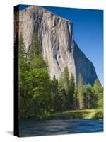 El Capitan and Merced River. Yosemite National Park, CA-Jamie & Judy Wild-Stretched Canvas