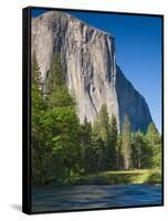 El Capitan and Merced River. Yosemite National Park, CA-Jamie & Judy Wild-Framed Stretched Canvas