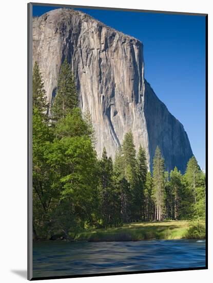 El Capitan and Merced River. Yosemite National Park, CA-Jamie & Judy Wild-Mounted Photographic Print