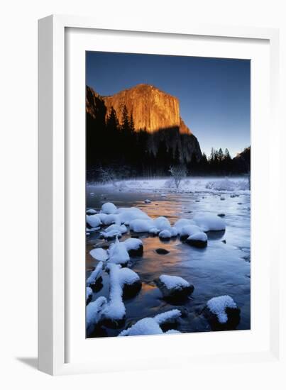 El Capitan and Merced River, Yosemite National Park, California, USA-Christopher Bettencourt-Framed Photographic Print
