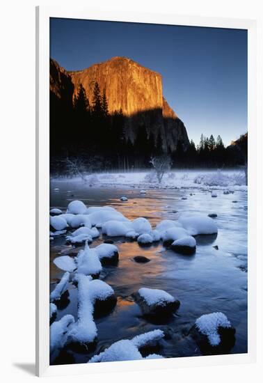 El Capitan and Merced River, Yosemite National Park, California, USA-Christopher Bettencourt-Framed Premium Photographic Print