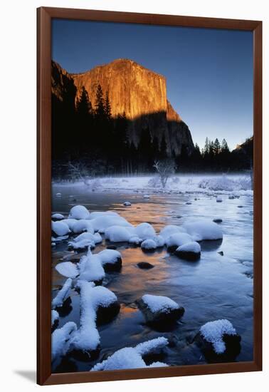 El Capitan and Merced River, Yosemite National Park, California, USA-Christopher Bettencourt-Framed Premium Photographic Print