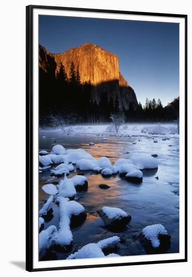 El Capitan and Merced River, Yosemite National Park, California, USA-Christopher Bettencourt-Framed Premium Photographic Print