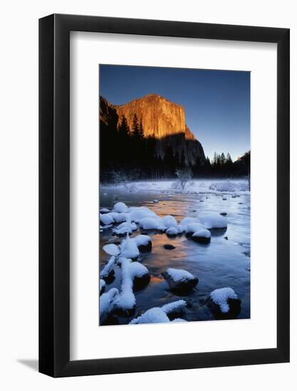 El Capitan and Merced River, Yosemite National Park, California, USA-Christopher Bettencourt-Framed Photographic Print