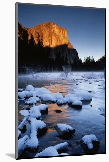 El Capitan and Merced River, Yosemite National Park, California, USA-Christopher Bettencourt-Mounted Photographic Print