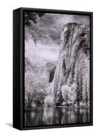 El Capitan and the Merced River, Infrared-Vincent James-Framed Stretched Canvas