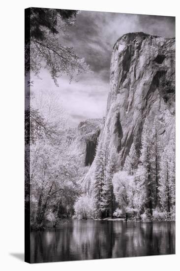 El Capitan and the Merced River, Infrared-Vincent James-Stretched Canvas