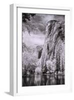 El Capitan and the Merced River, Infrared-Vincent James-Framed Photographic Print