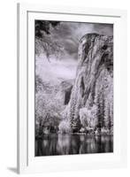 El Capitan and the Merced River, Infrared-Vincent James-Framed Photographic Print