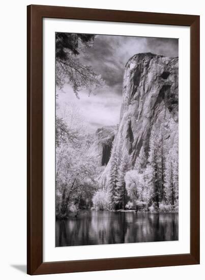 El Capitan and the Merced River, Infrared-Vincent James-Framed Photographic Print