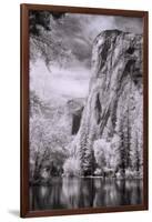 El Capitan and the Merced River, Infrared-Vincent James-Framed Photographic Print