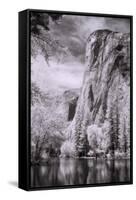 El Capitan and the Merced River, Infrared-Vincent James-Framed Stretched Canvas