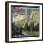 El Capitan Brand - San Dimas, California - Citrus Crate Label-Lantern Press-Framed Art Print