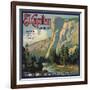 El Capitan Brand - San Dimas, California - Citrus Crate Label-Lantern Press-Framed Art Print