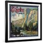 El Capitan Brand - San Dimas, California - Citrus Crate Label-Lantern Press-Framed Art Print