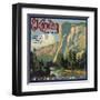 El Capitan Brand - San Dimas, California - Citrus Crate Label-Lantern Press-Framed Art Print