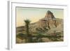 El Capitan, Guadalupe Mountains-null-Framed Art Print