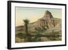 El Capitan, Guadalupe Mountains-null-Framed Art Print