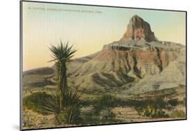 El Capitan, Guadalupe Mountains-null-Mounted Art Print