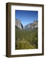 El Capitan, Half Dome, and Bridalveil Fall, Yosemite NP, California-David Wall-Framed Photographic Print