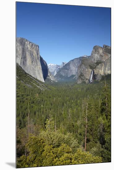 El Capitan, Half Dome, and Bridalveil Fall, Yosemite NP, California-David Wall-Mounted Premium Photographic Print