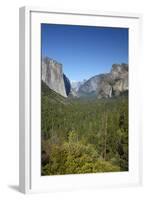 El Capitan, Half Dome, and Bridalveil Fall, Yosemite NP, California-David Wall-Framed Photographic Print