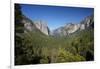 El Capitan, Half Dome, and Bridalveil Fall, Yosemite NP, California-David Wall-Framed Photographic Print