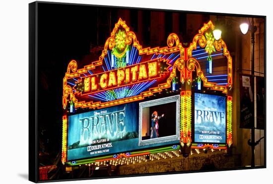 El Capitan - Hollywood Boulevard - Los Angles - Californie - United States-Philippe Hugonnard-Framed Stretched Canvas