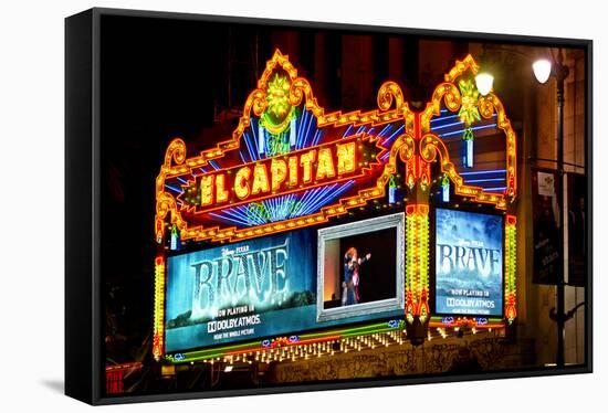 El Capitan - Hollywood Boulevard - Los Angles - Californie - United States-Philippe Hugonnard-Framed Stretched Canvas