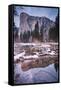 El Capitan in sunrise-Belinda Shi-Framed Stretched Canvas