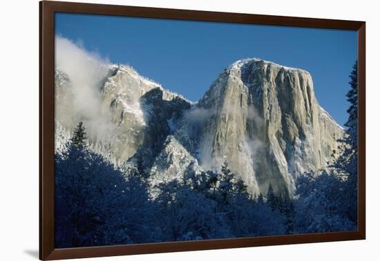 El Capitan Mountain-George D Lepp-Framed Photographic Print