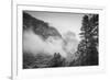 El Capitan Obscured in Blustery Snow Tunnel View Yosemite National Park-Vincent James-Framed Photographic Print