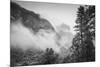 El Capitan Obscured in Blustery Snow Tunnel View Yosemite National Park-Vincent James-Mounted Photographic Print