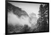 El Capitan Obscured in Blustery Snow Tunnel View Yosemite National Park-Vincent James-Framed Photographic Print