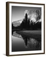 El Capitan Reflected in Merced River, Yosemite National Park, California, USA-Adam Jones-Framed Premium Photographic Print