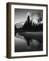 El Capitan Reflected in Merced River, Yosemite National Park, California, USA-Adam Jones-Framed Photographic Print