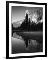 El Capitan Reflected in Merced River, Yosemite National Park, California, USA-Adam Jones-Framed Photographic Print