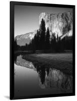 El Capitan Reflected in Merced River, Yosemite National Park, California, USA-Adam Jones-Framed Photographic Print