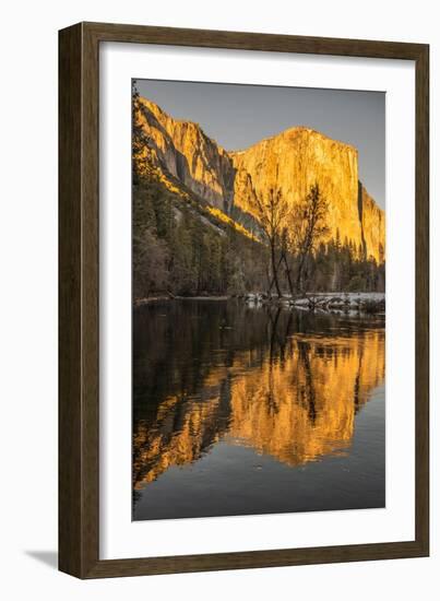 El Capitan Reflection, Yosemite, California-John Ford-Framed Photographic Print